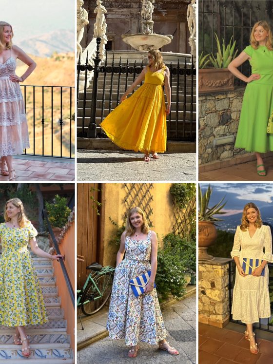 outfits I wore in Sicily in september october